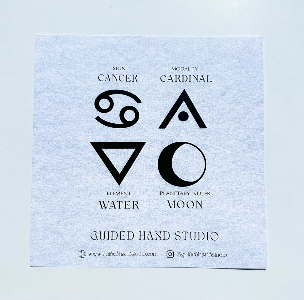 Guided Hand Studio - Zodiac Foil Prints