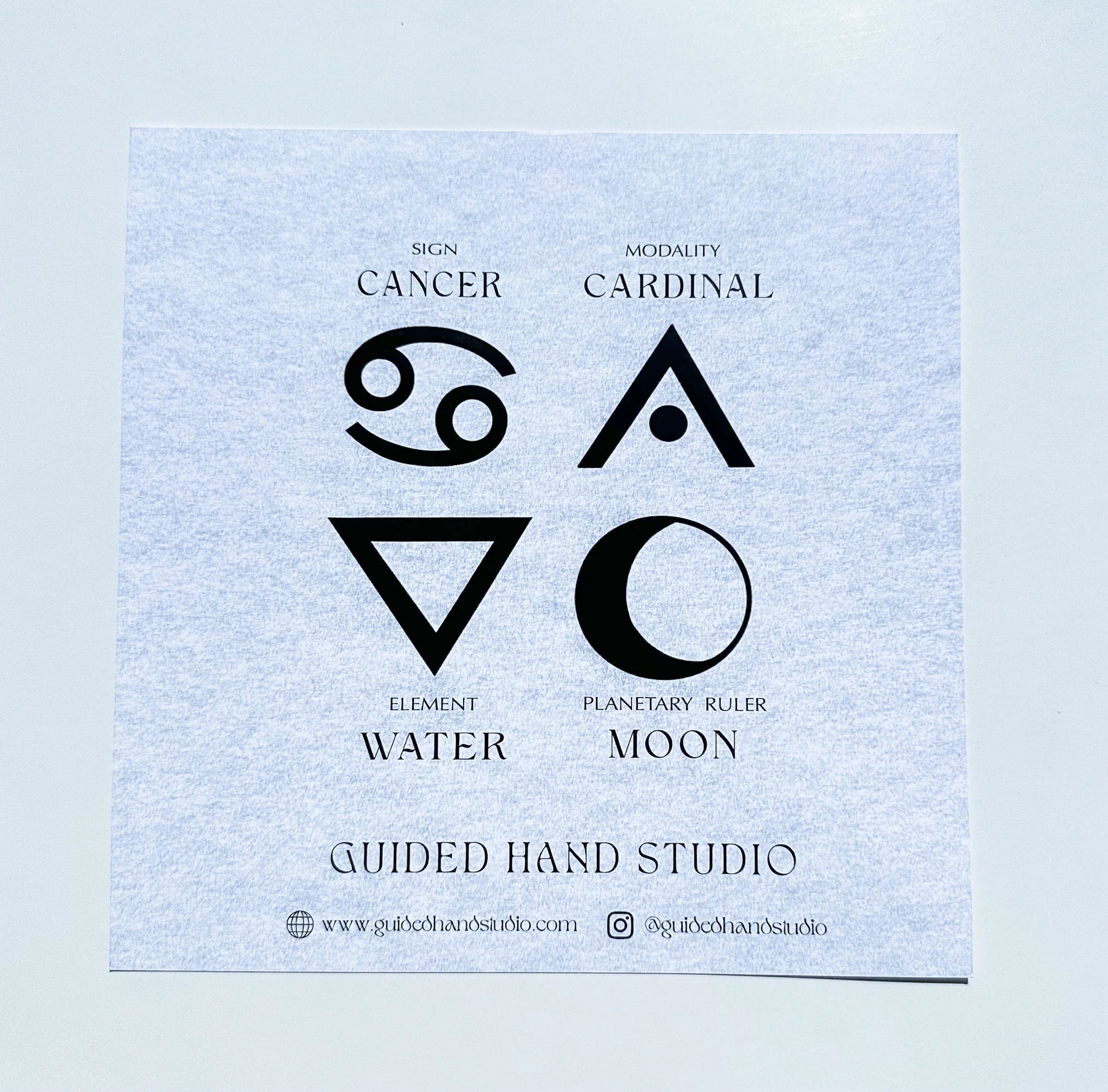 Guided Hand Studio - Zodiac Foil Prints