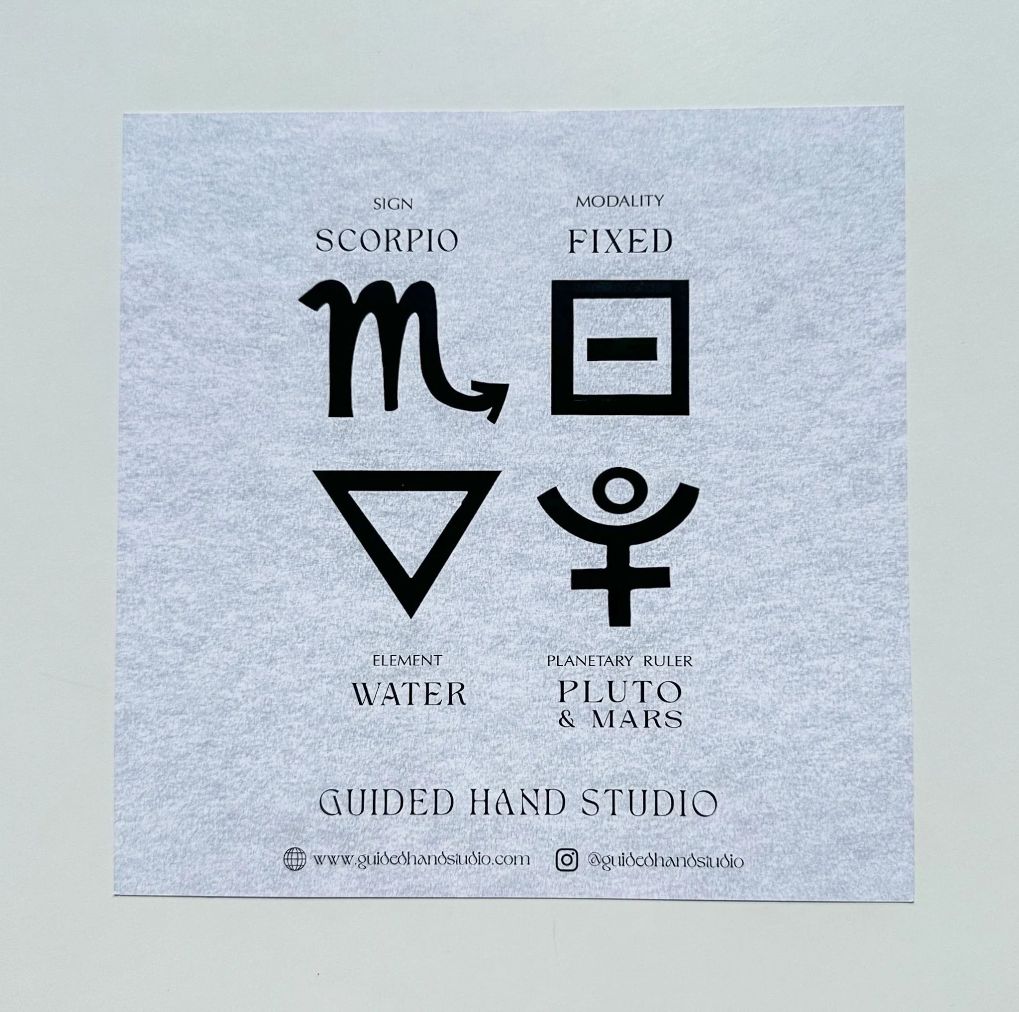 Guided Hand Studio - Zodiac Foil Prints