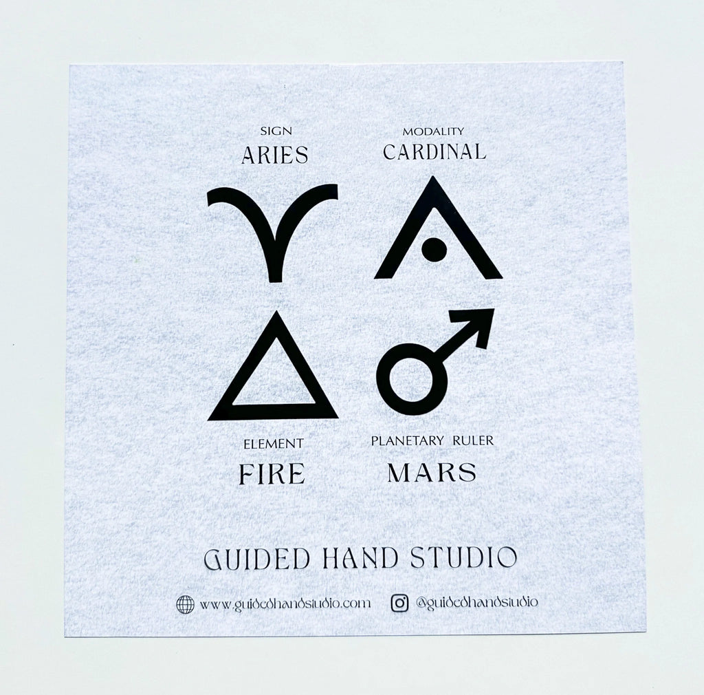 Guided Hand Studio - Zodiac Foil Prints