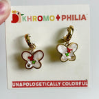 khromo+philia - Floral Huggie Earrings