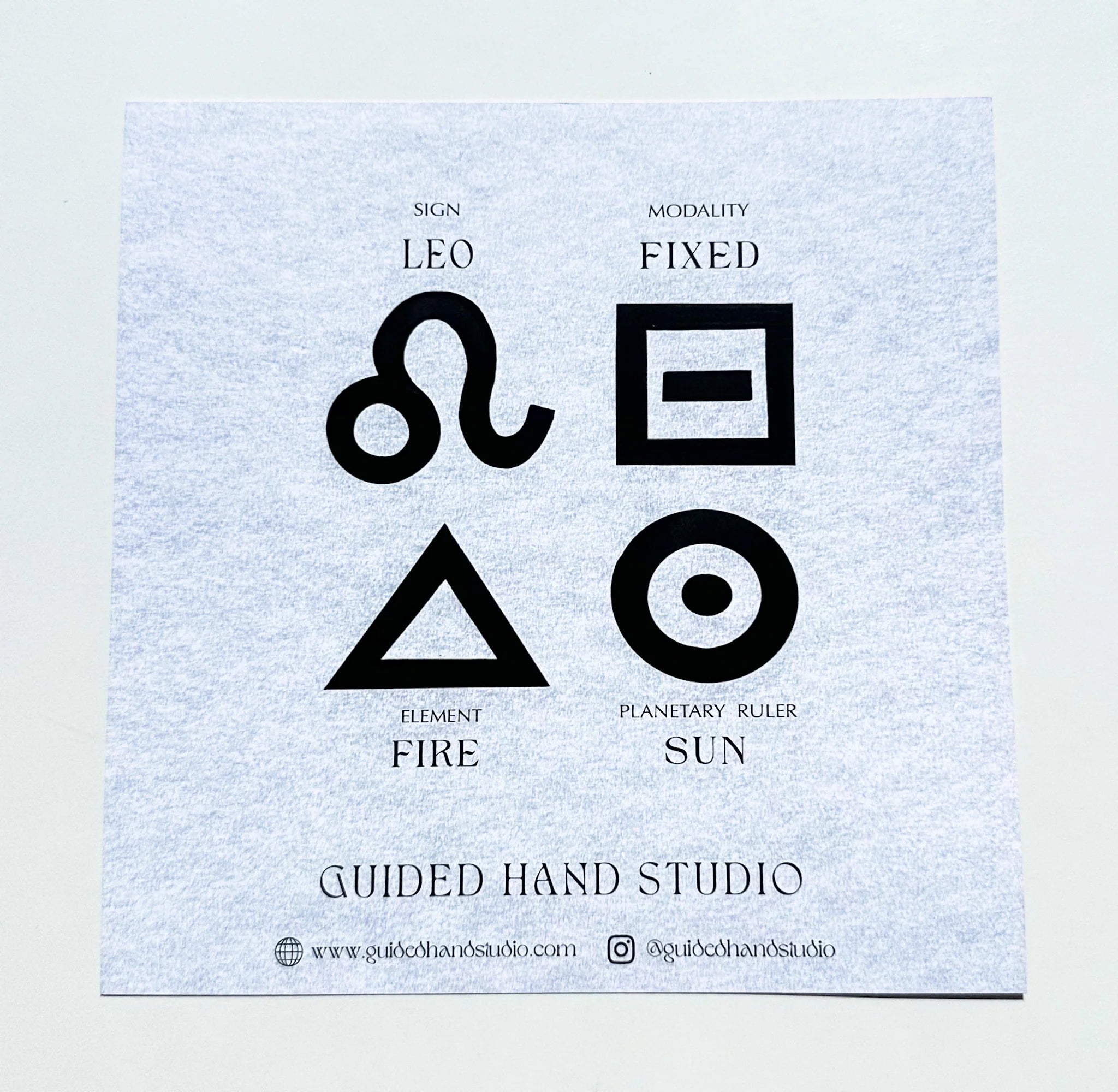 Guided Hand Studio - Zodiac Foil Prints