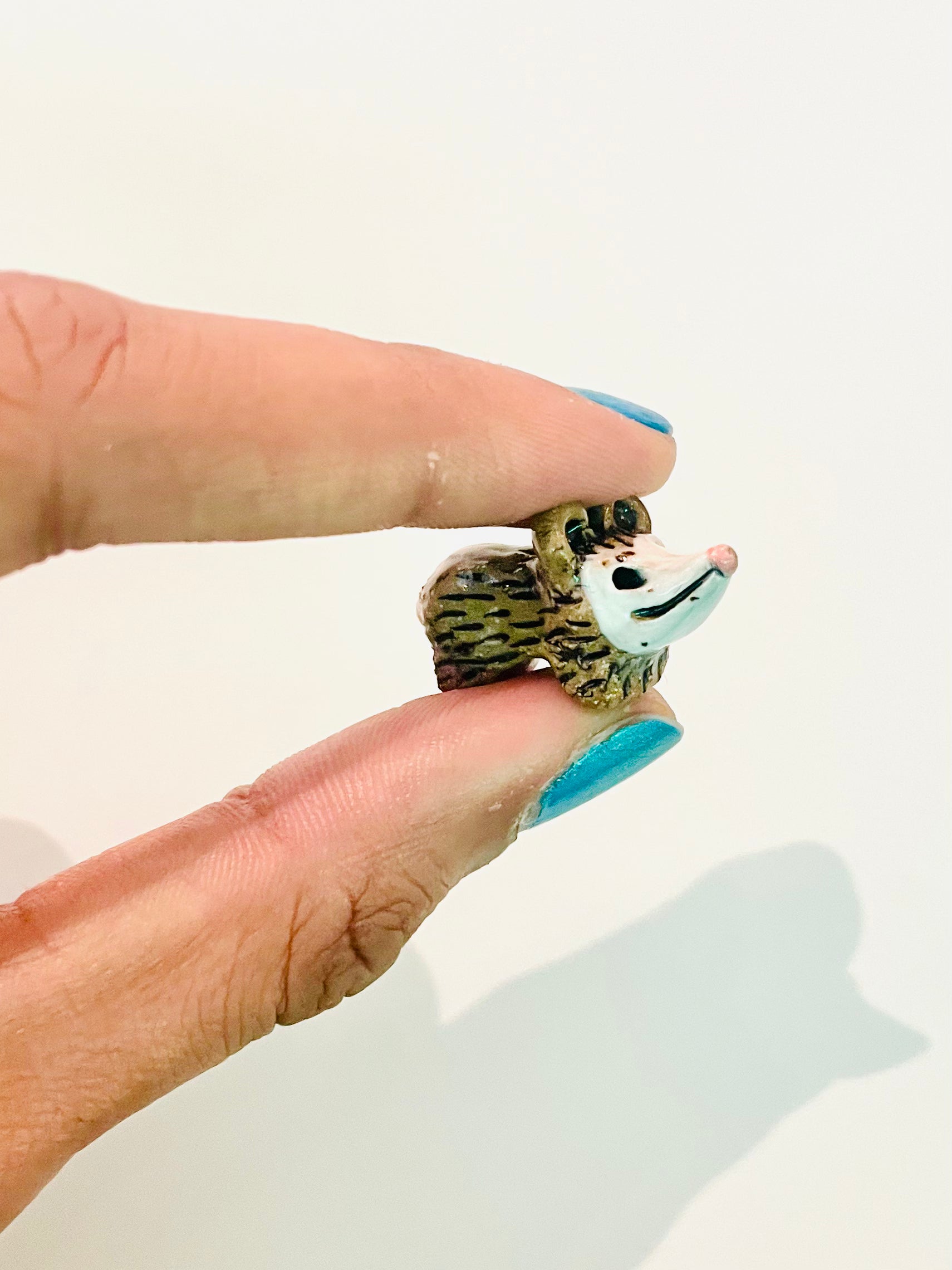 K Dub Art- Ceramic Opossums