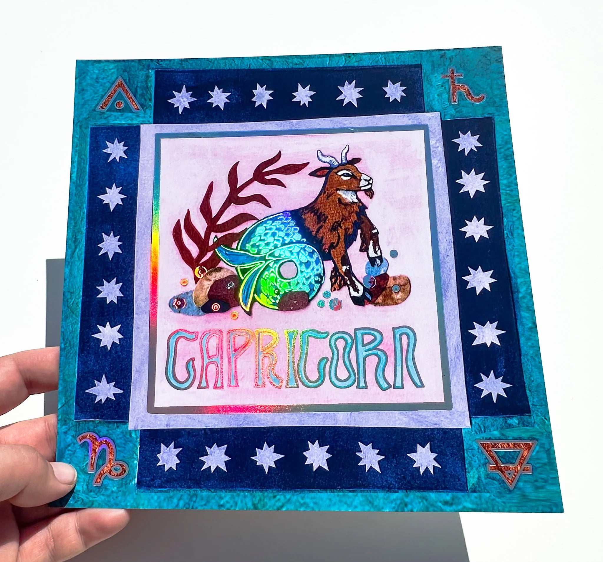 Guided Hand Studio - Zodiac Foil Prints