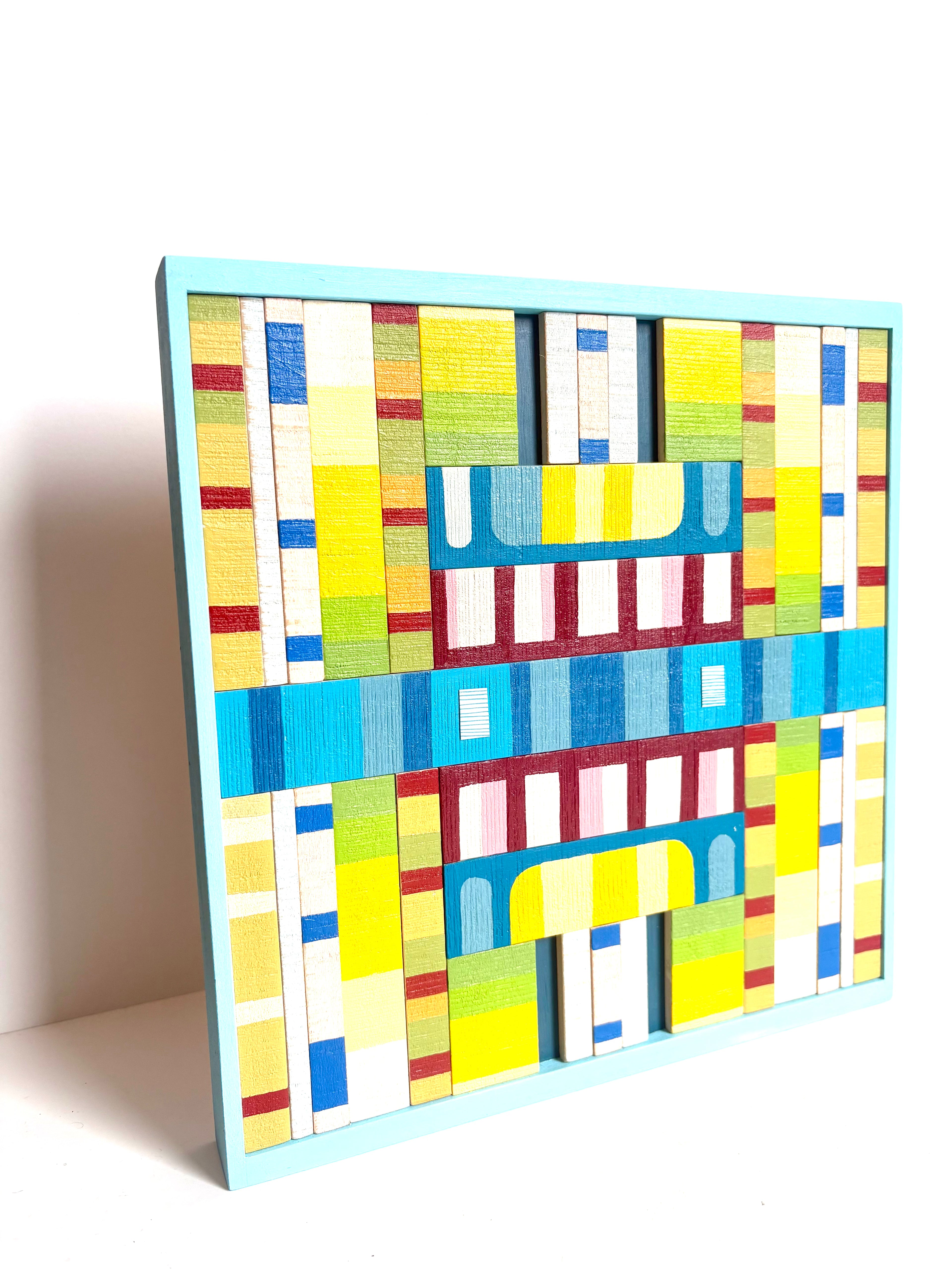 Travis Strange- Quilted Wood Study I