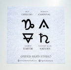 Guided Hand Studio - Zodiac Foil Prints