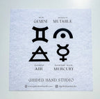 Guided Hand Studio - Zodiac Foil Prints