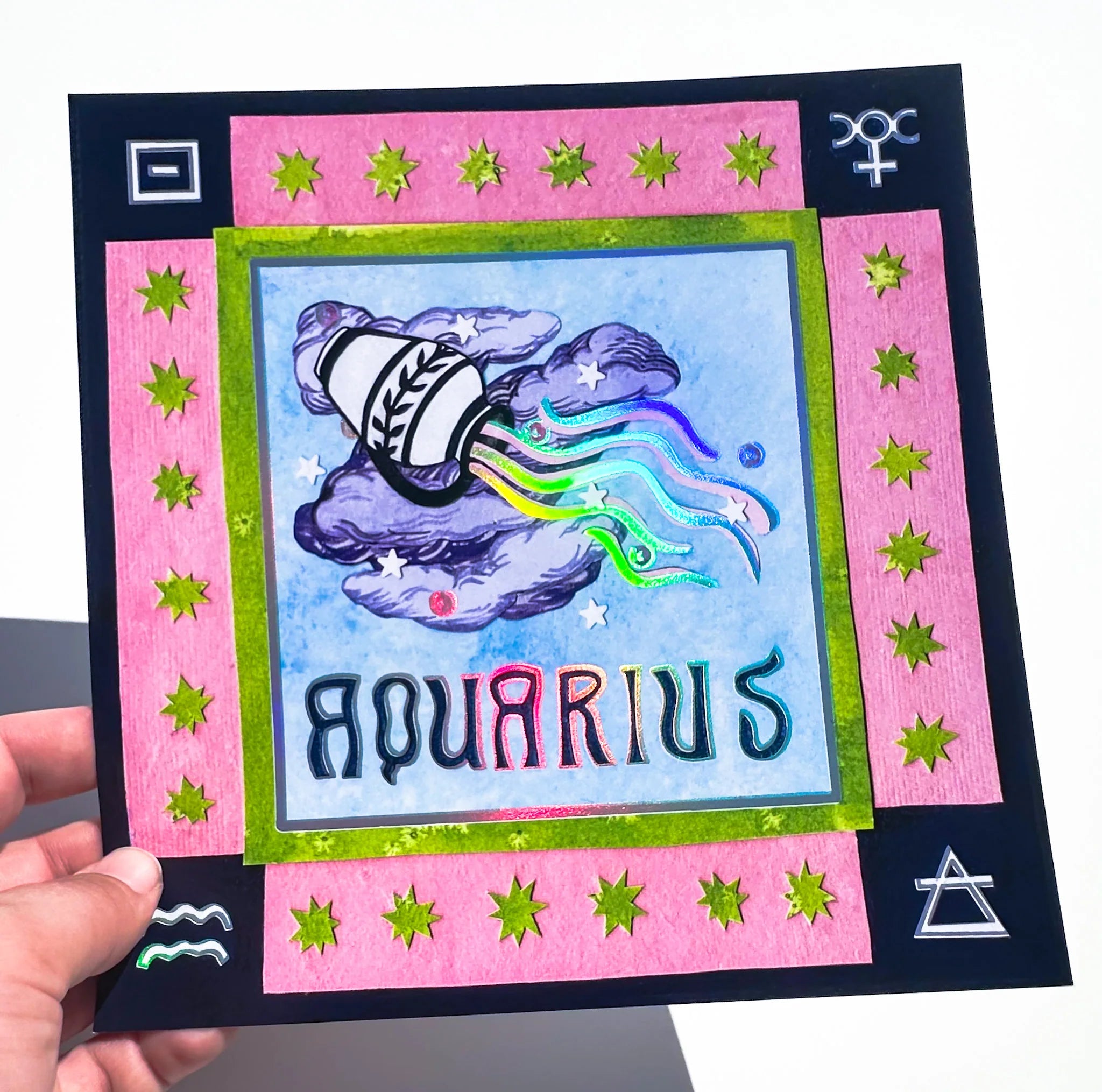 Guided Hand Studio - Zodiac Foil Prints