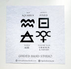 Guided Hand Studio - Zodiac Foil Prints