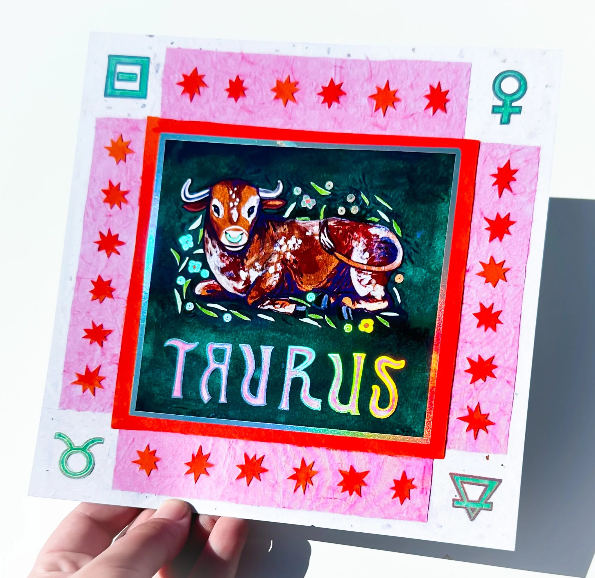 Guided Hand Studio - Zodiac Foil Prints