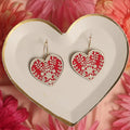 Le Chic Miami - Doily Heart Hoop Earrings
