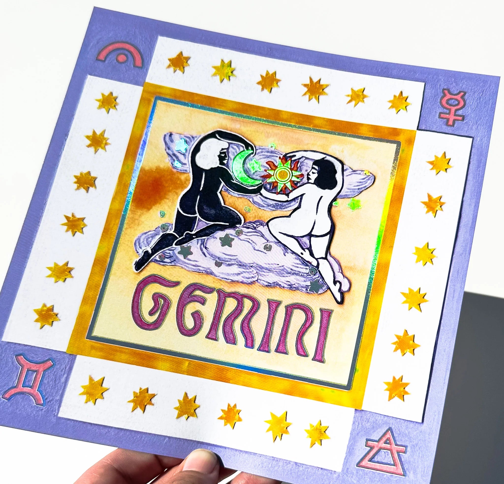 Guided Hand Studio - Zodiac Foil Prints