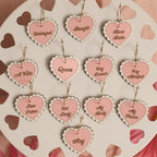 Le Chic Miami - Valentine Heart Hoop Earrings