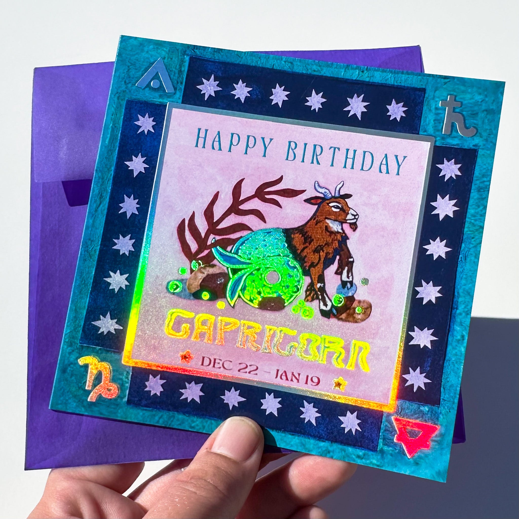 Guided Hand Studio Zodiac Birthday Cards