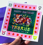 Guided Hand Studio Zodiac Birthday Cards