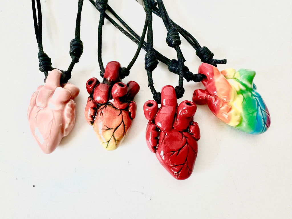 K Dub Art- Heart Pendants