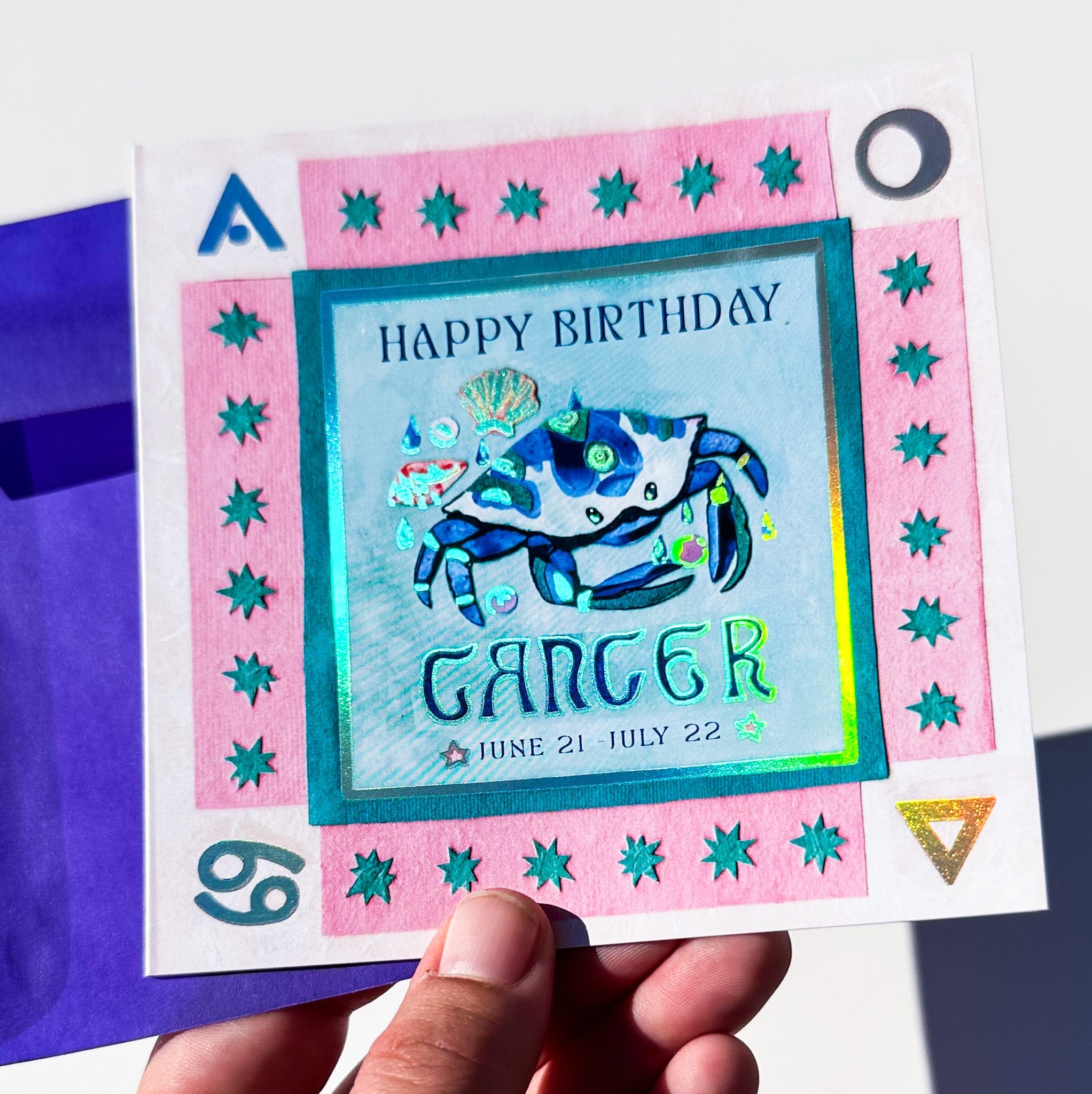 Guided Hand Studio Zodiac Birthday Cards