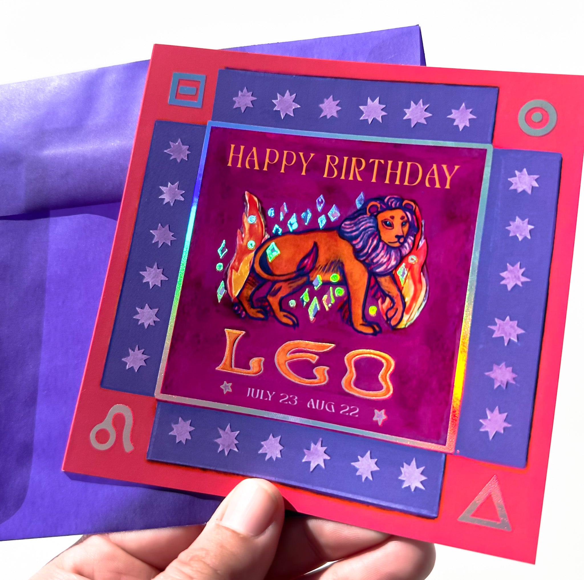 Guided Hand Studio Zodiac Birthday Cards