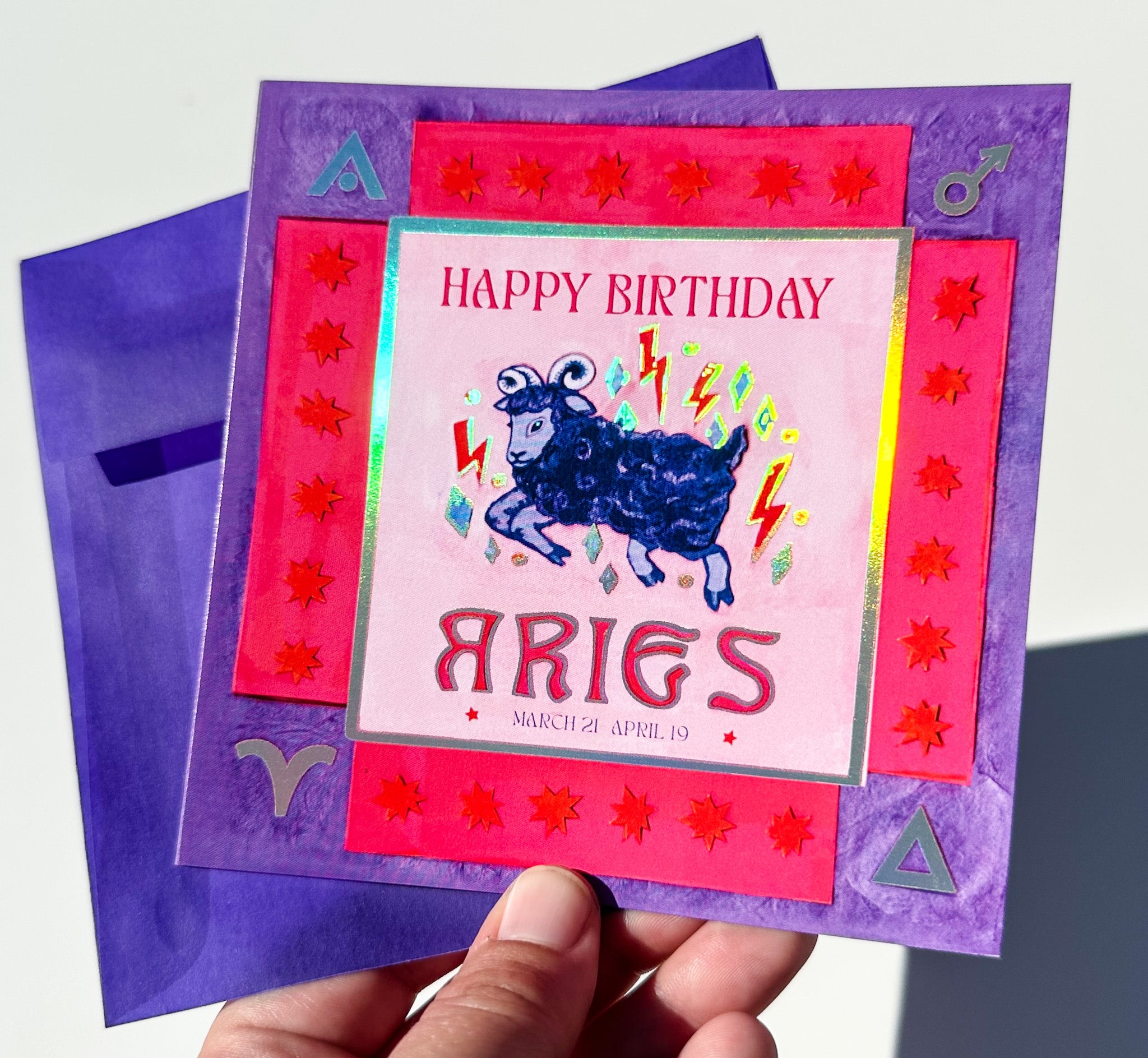 Guided Hand Studio Zodiac Birthday Cards