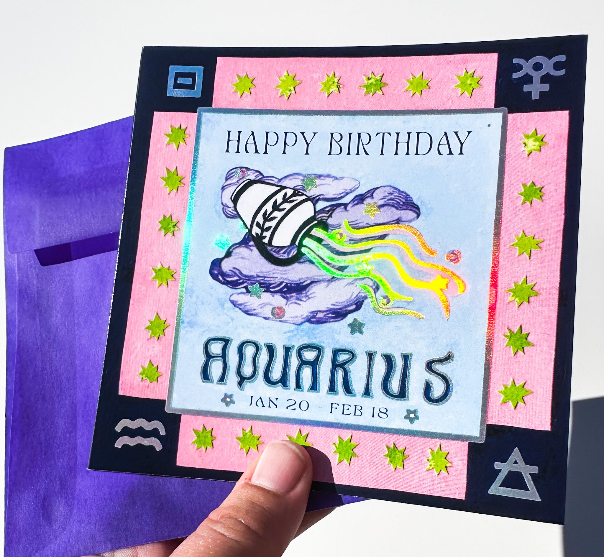Guided Hand Studio Zodiac Birthday Cards