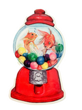Carolyn McManus - Gumball Goldfish Sticker