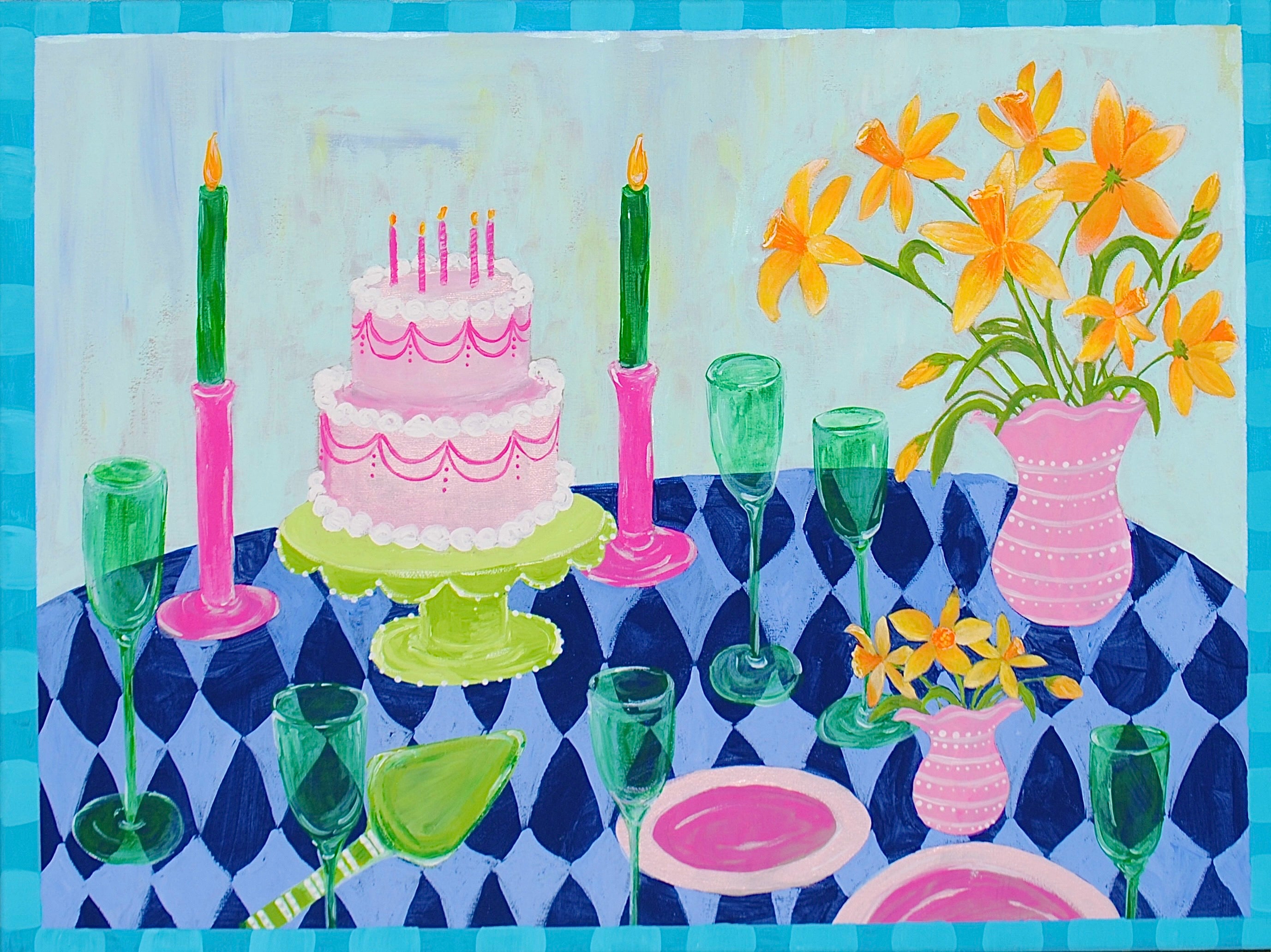 Sydney Lenz Art - Let’s Eat Cake