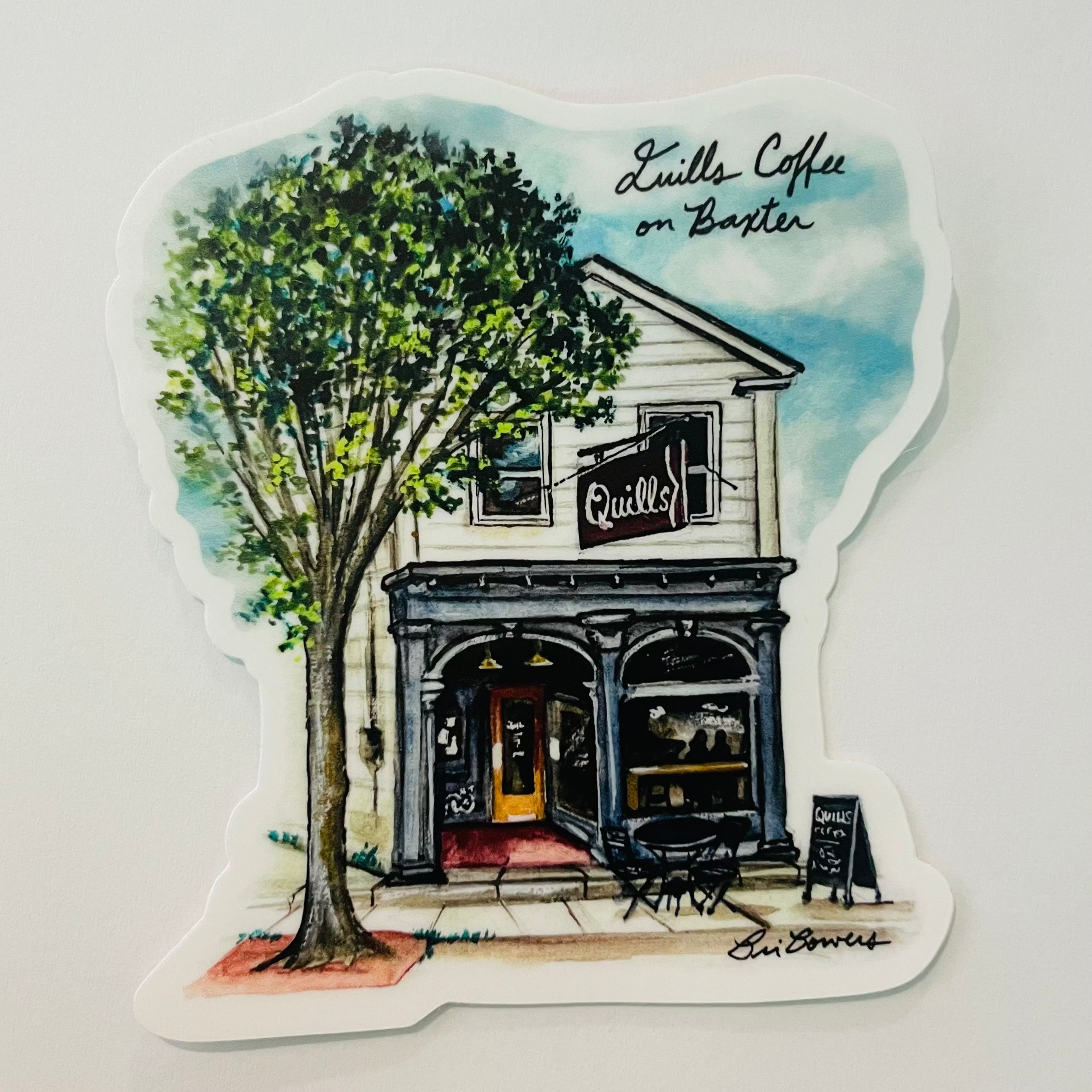 Bri Bowers - Quills on Baxter sticker