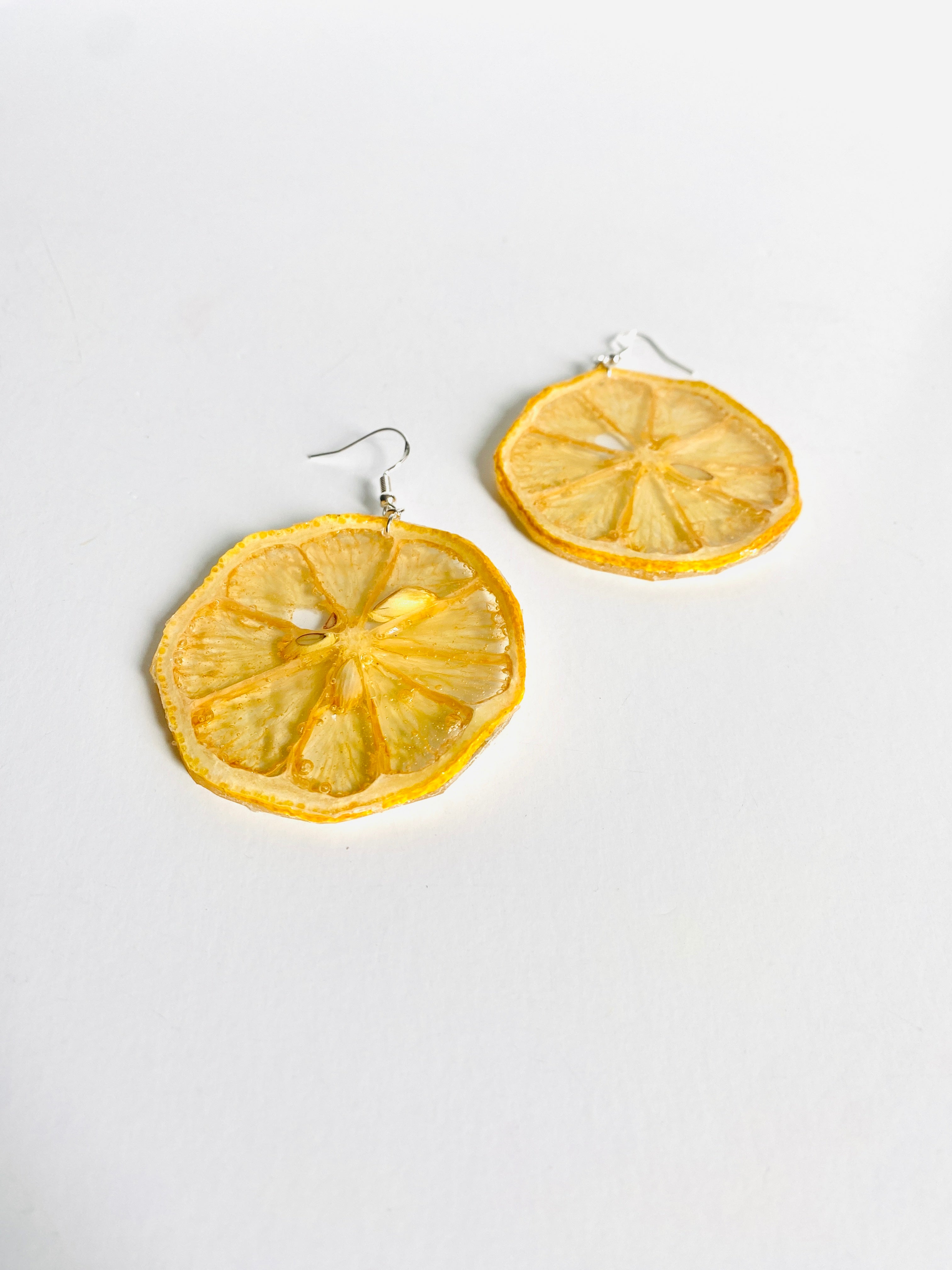 Wild Organic- Lemon Earrings