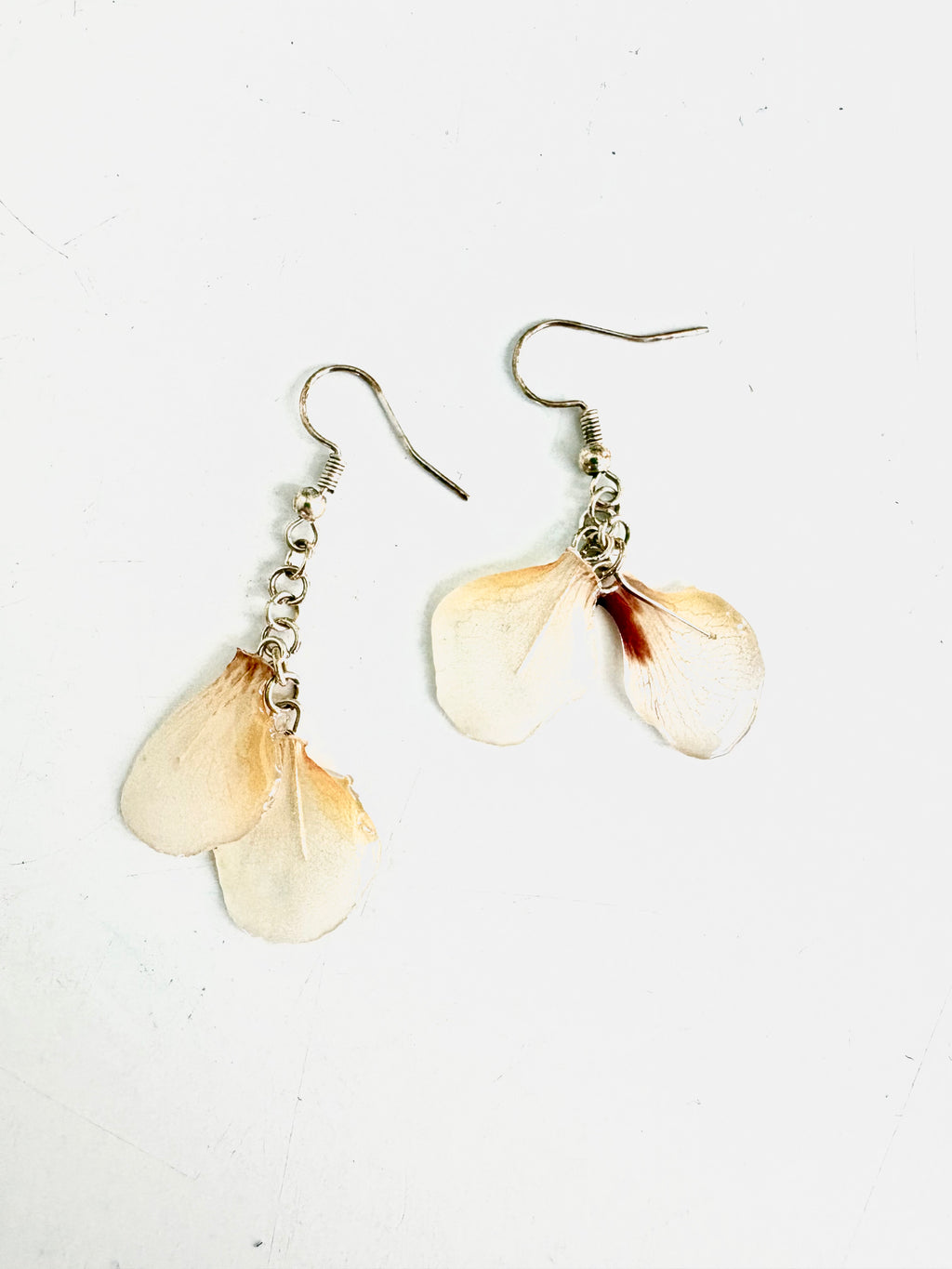 JamilaWorks - White Flower Earrings