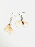 JamilaWorks - White Flower Earrings