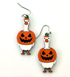 Awesome by Jenna - Halloween Goose Earrings