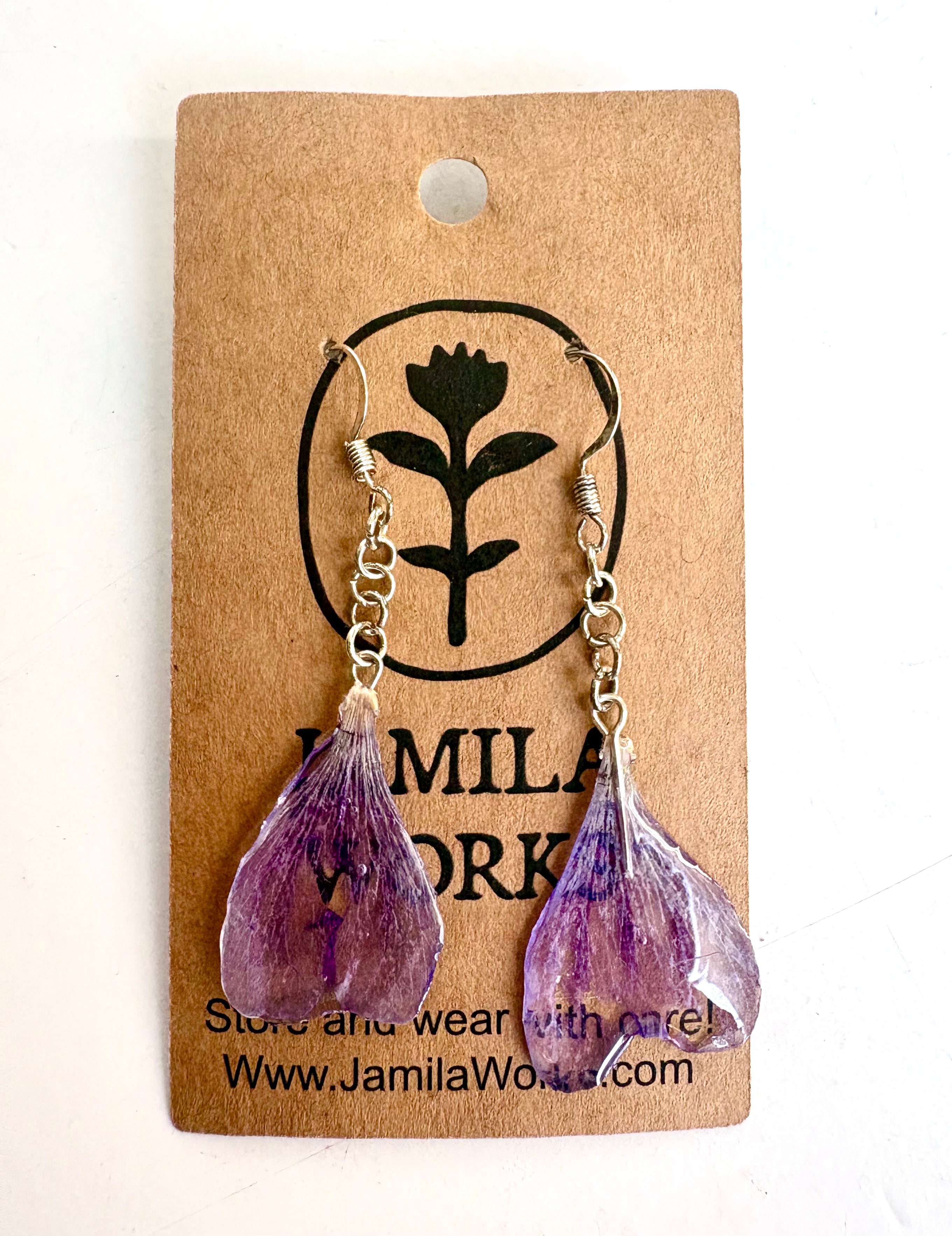 JamilaWorks - Purple Tear Drops