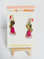 KHROMO+PHILIA - Sparkly Bell Flower Earrings