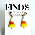 Finds Designs - Candy Corn Earrings