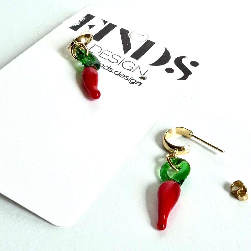 Finds Designs - Chili Pepper Earrings