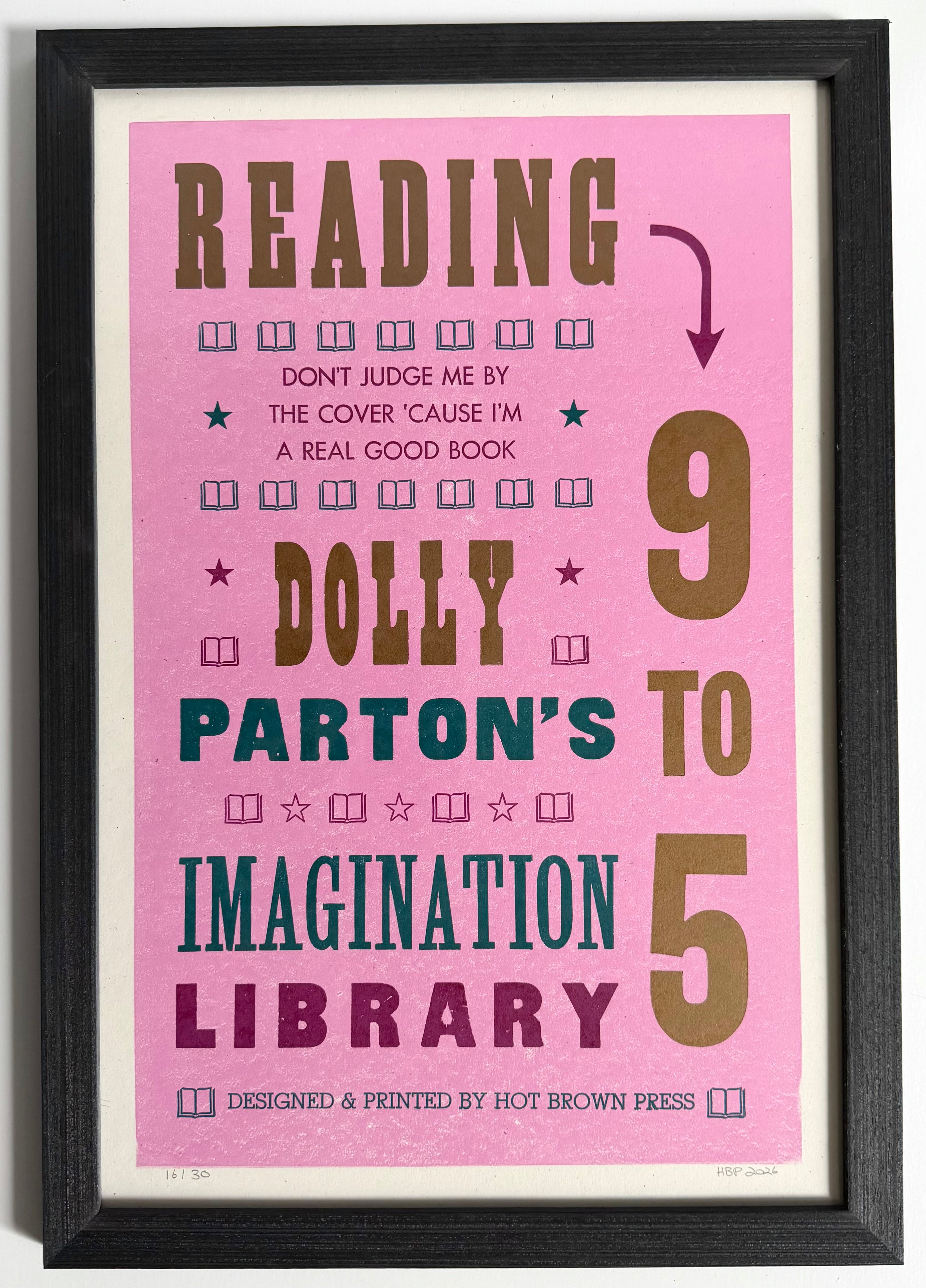 Hot Brown Press - Pink Dolly Framed Print