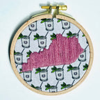 Paige Ream - KY State on Mint Julip Fabric