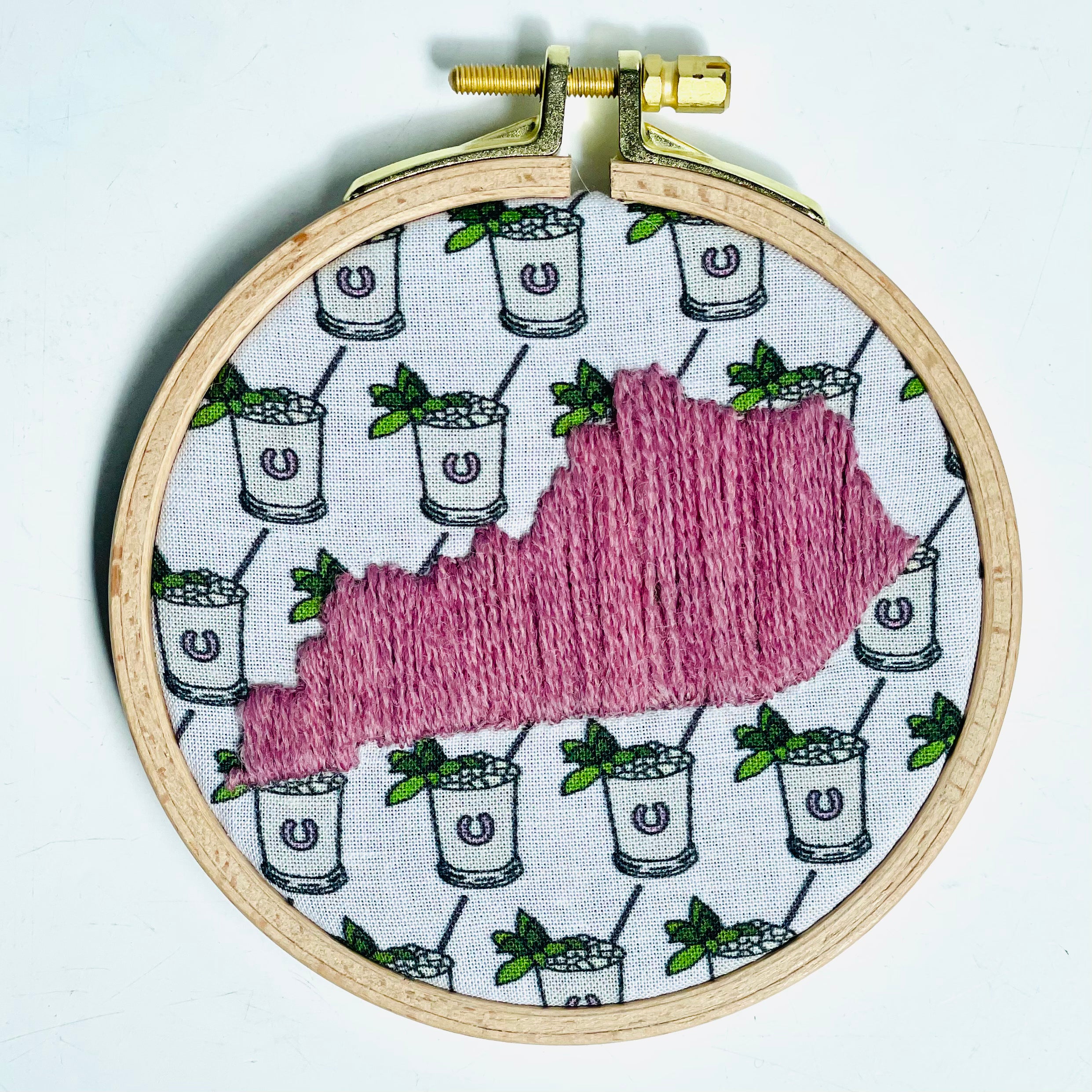 Paige Ream - KY State on Mint Julip Fabric