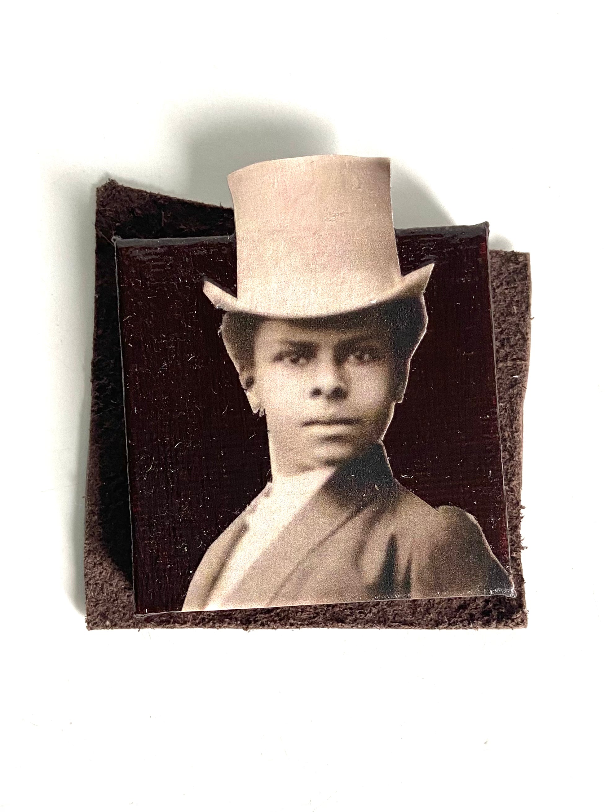 Tiny Art Lady- Top Hattie