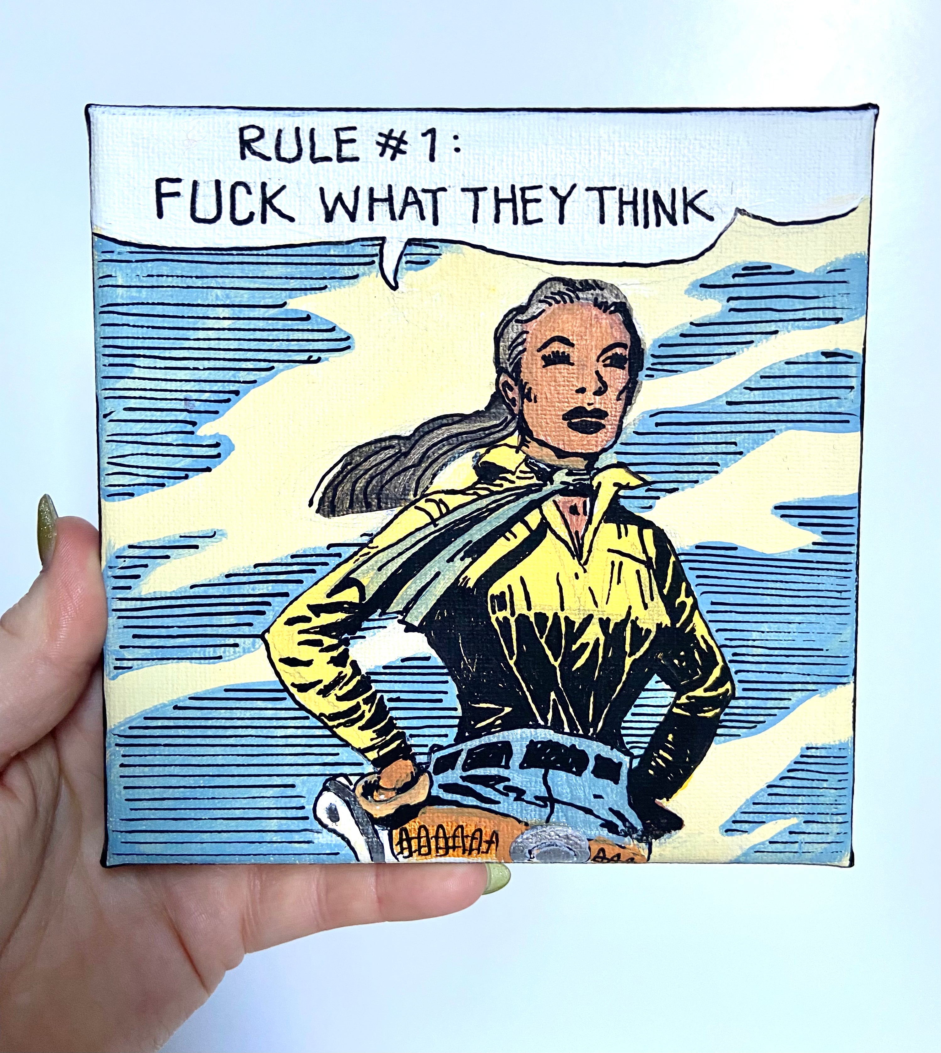 Tiny Art Lady- Rule #1