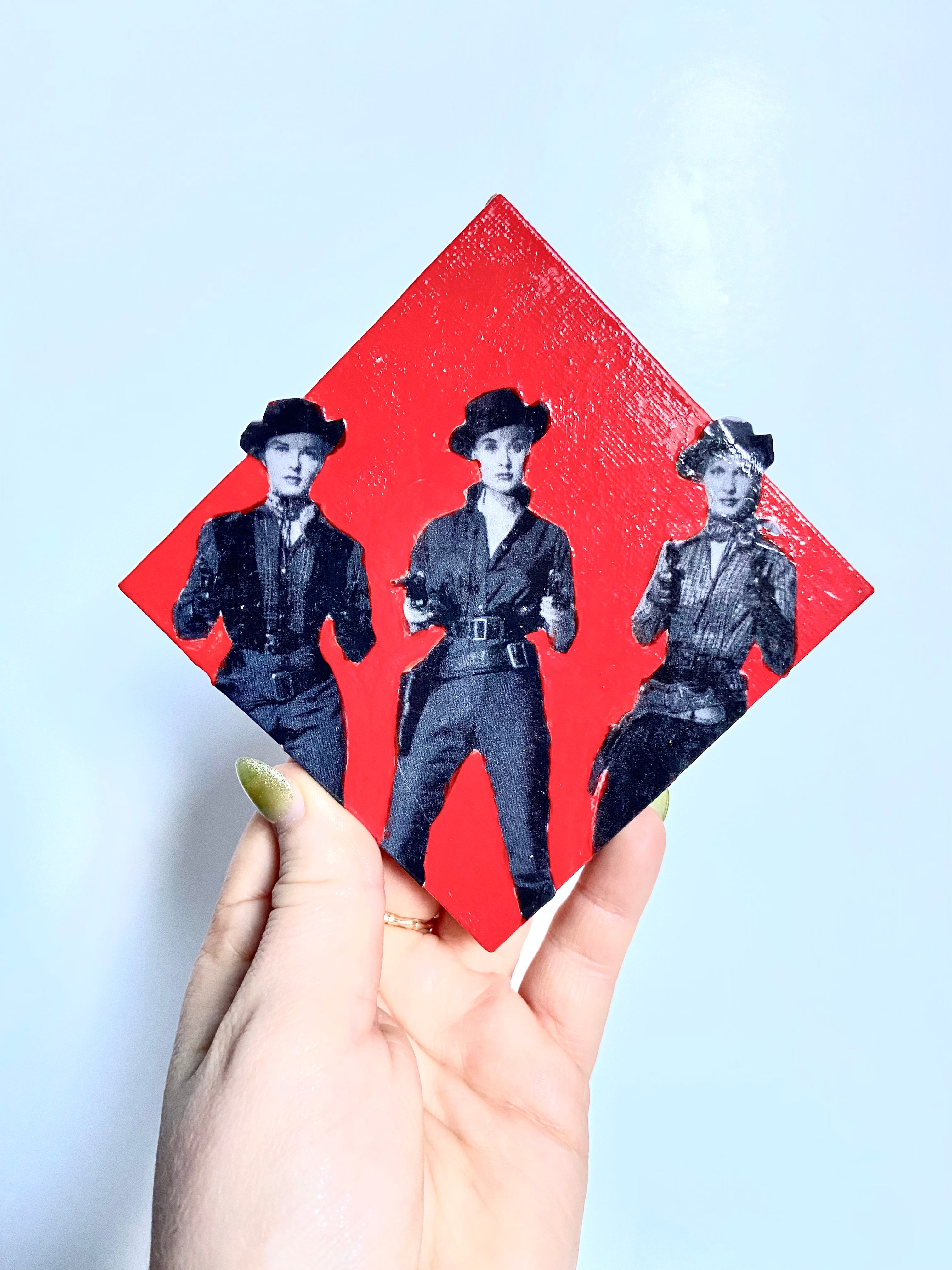 Tiny Art Lady- Stick Them Up. Way Up.