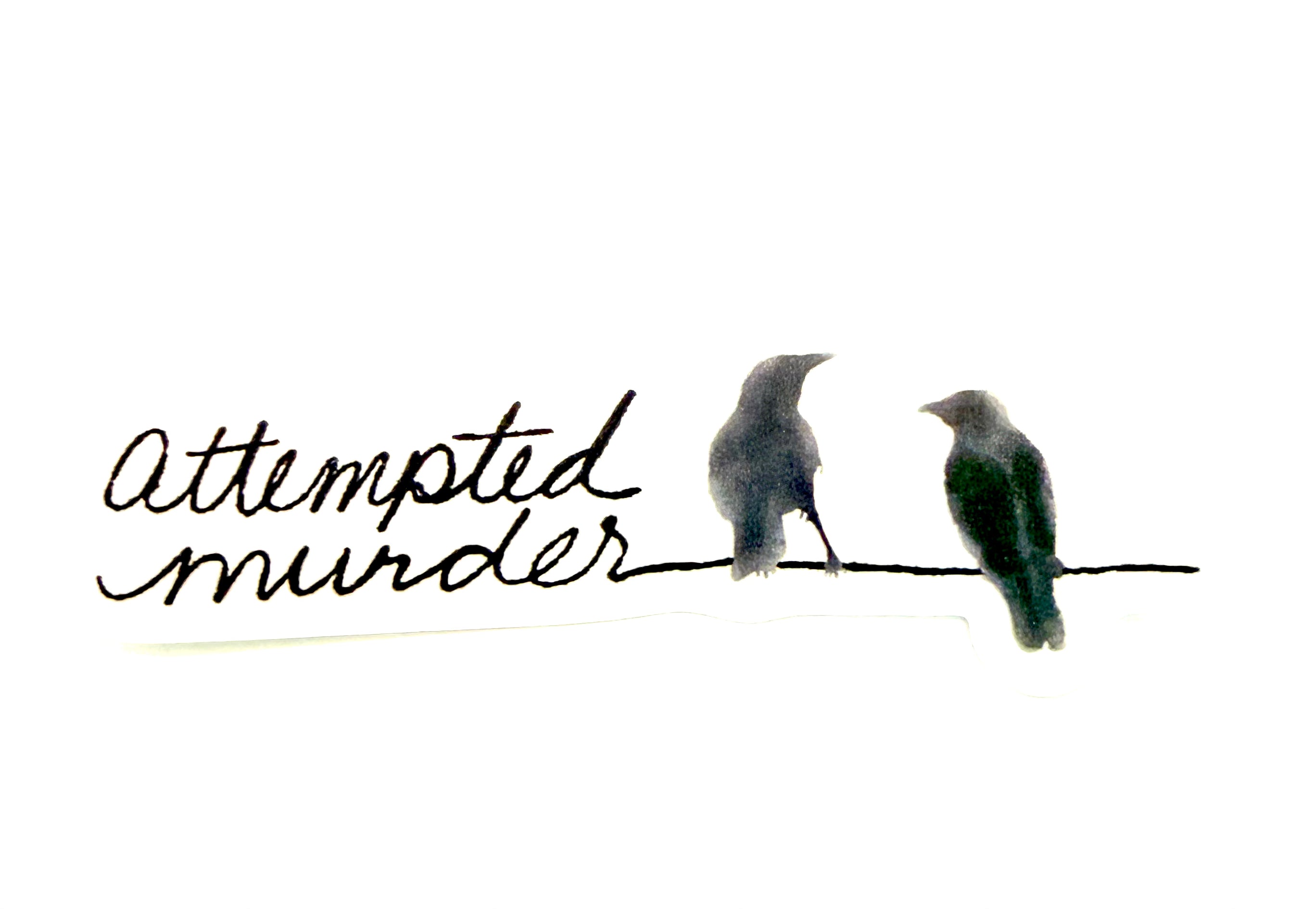 Gretchen Leachman - Attempted Murder Watercolor Sticker
