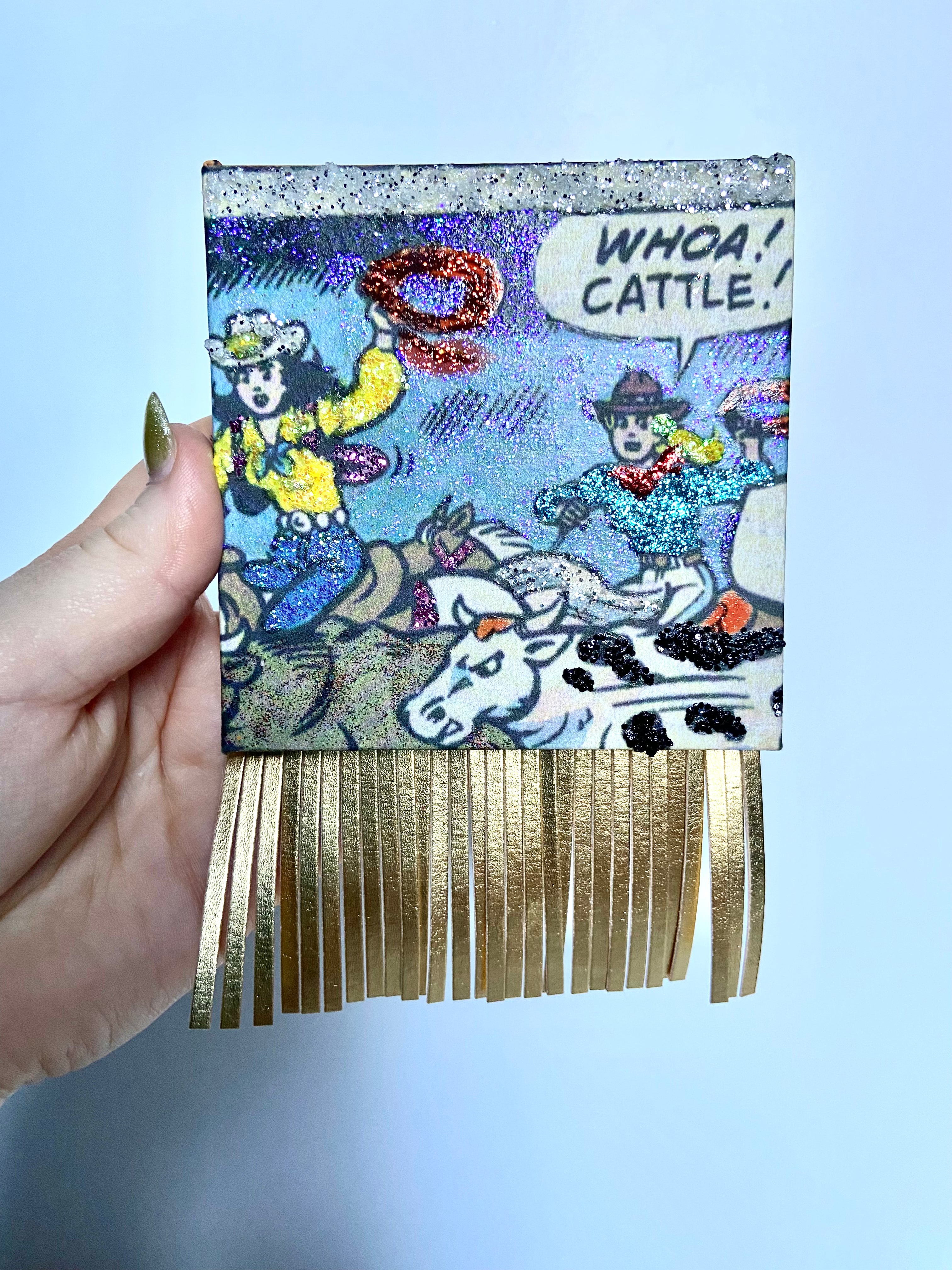 Tiny Art Lady- Betty and Veronica go to the Ranch