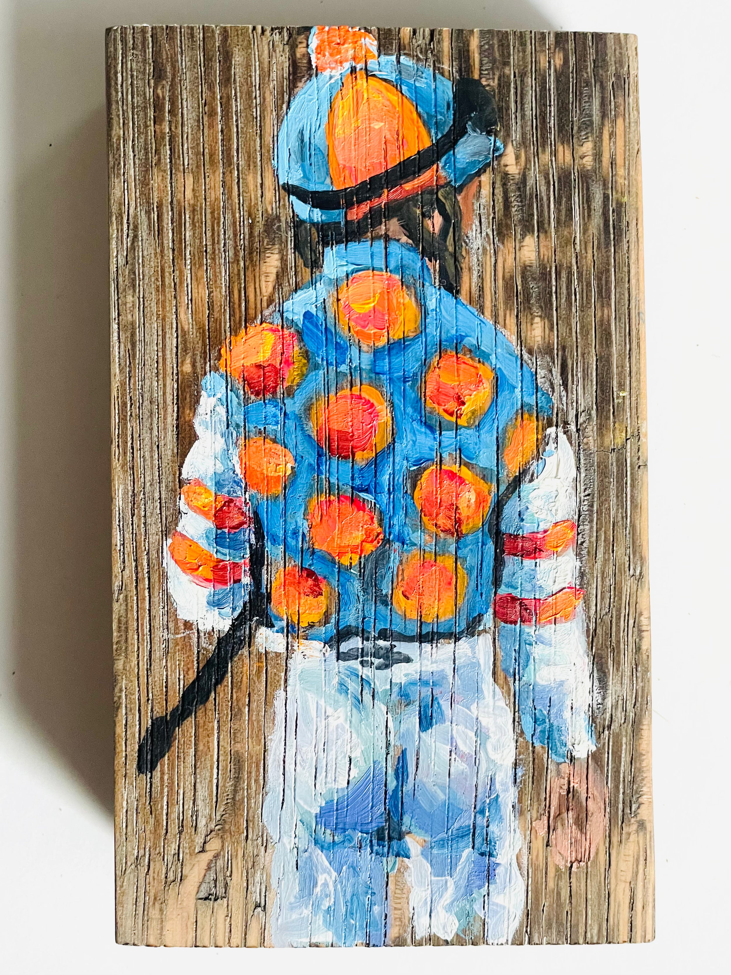 Susan Howe - Orange Dot Jockey Stave