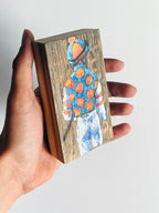 Susan Howe - Orange Dot Jockey Stave
