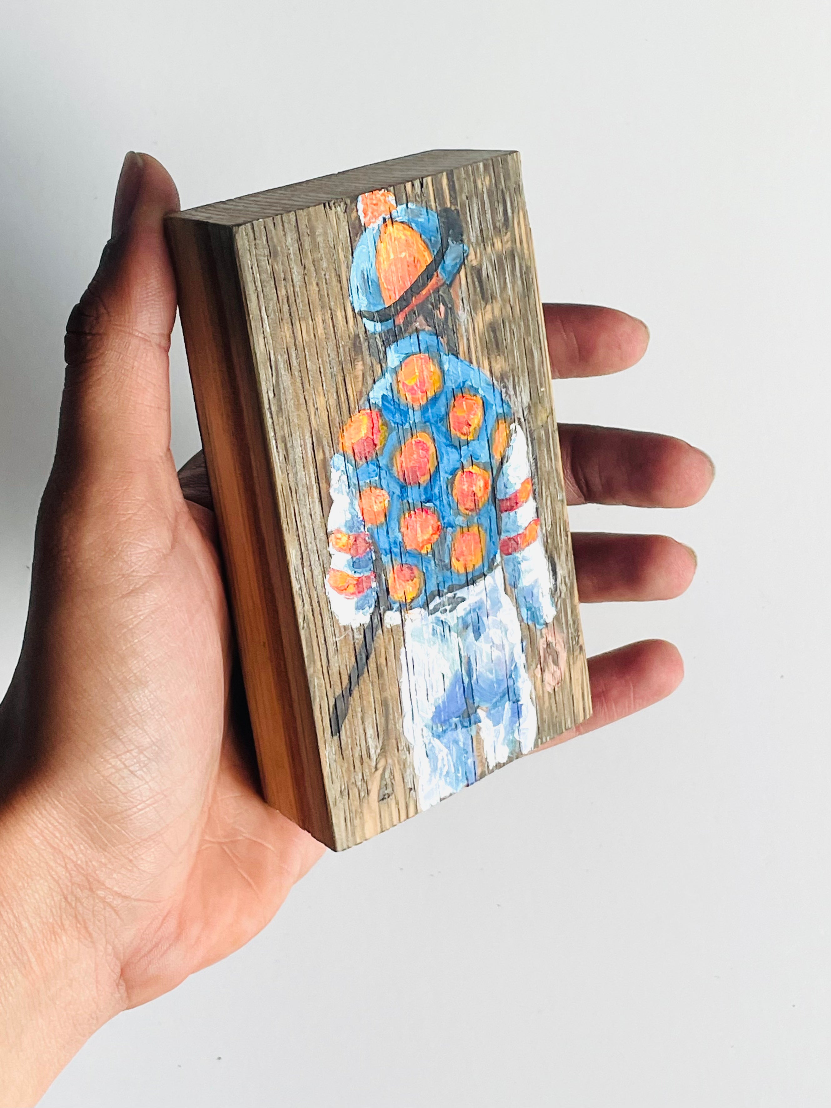 Susan Howe - Orange Dot Jockey Stave