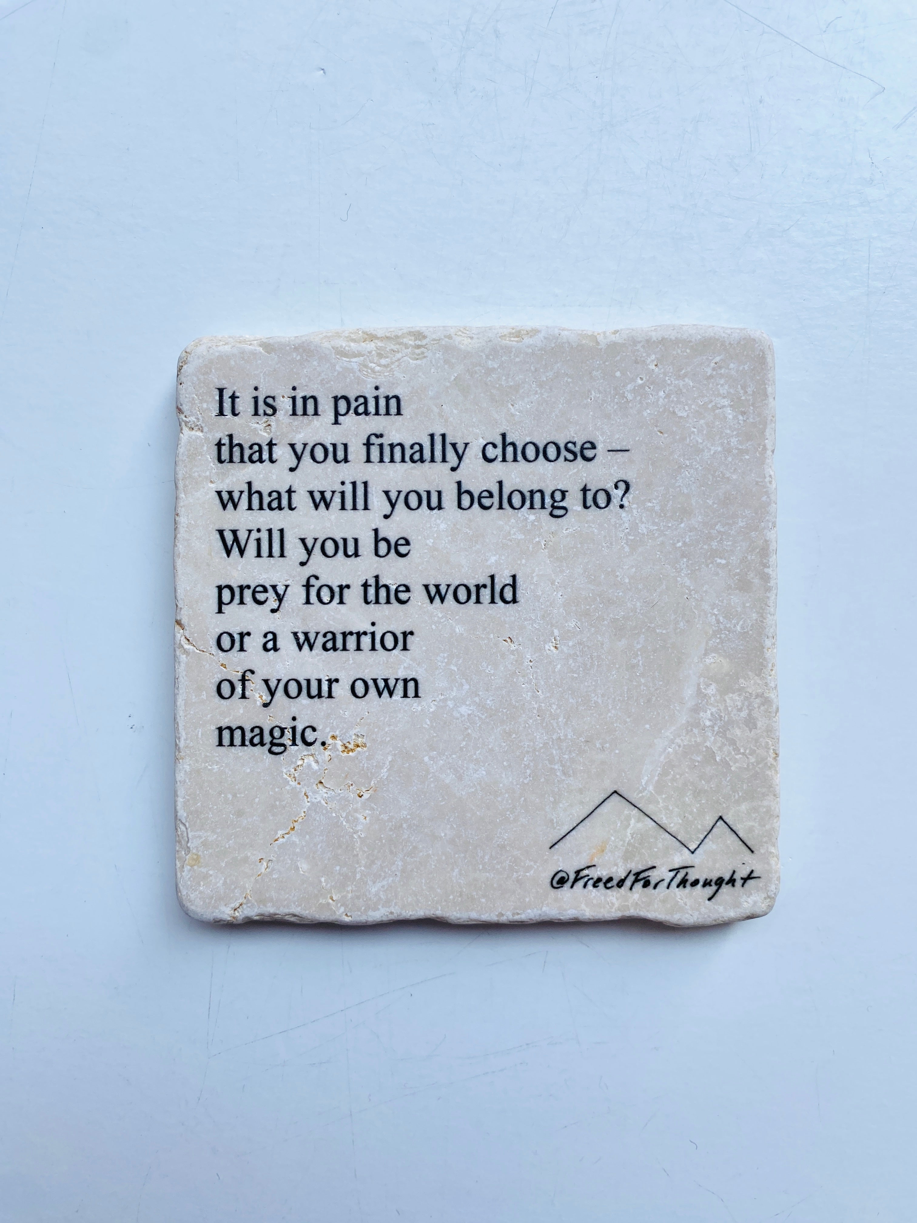 Maya Joy - Marble Poem Coasters