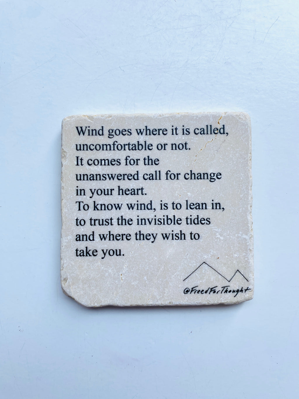Maya Joy - Marble Poem Coasters