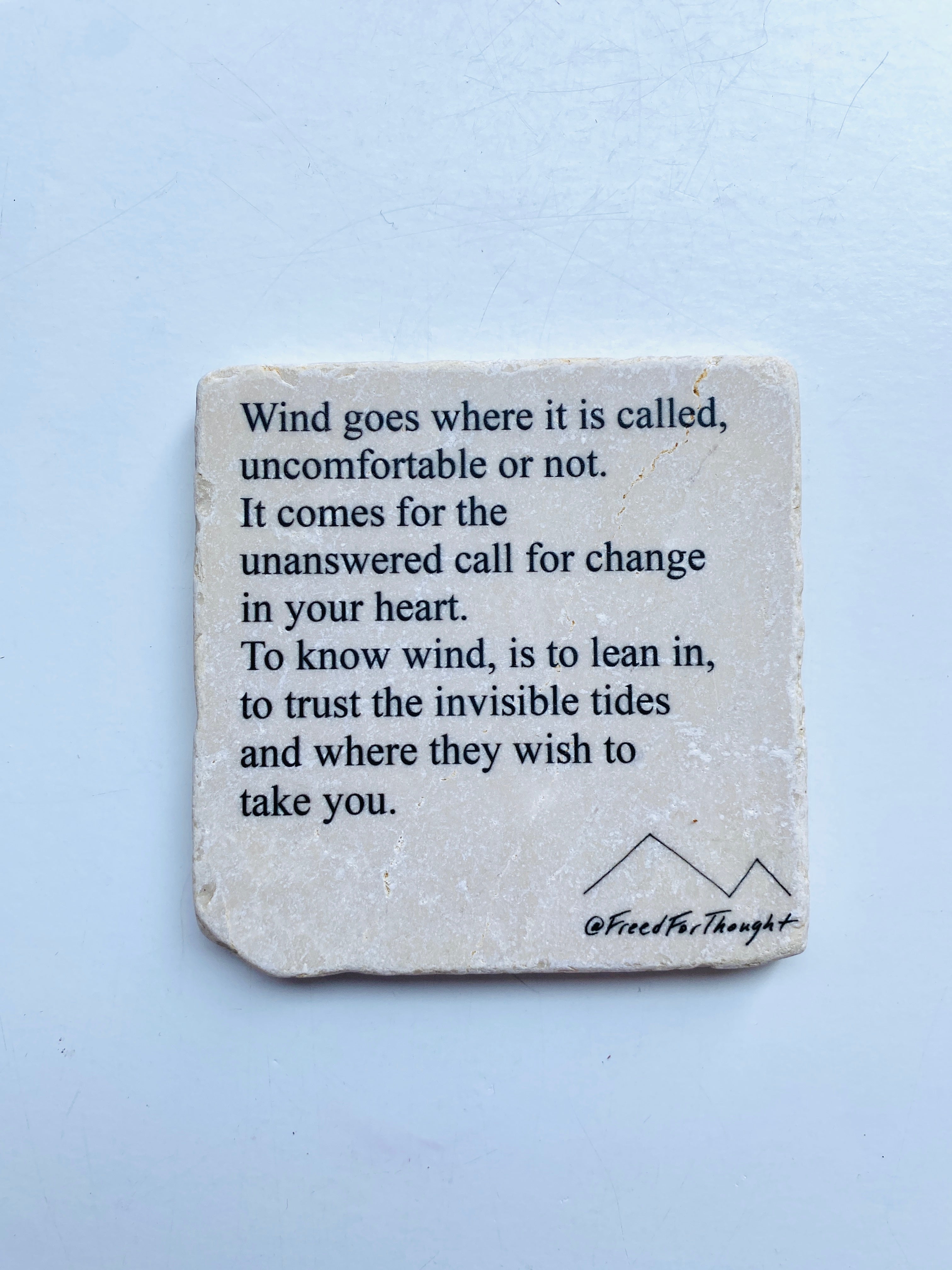 Maya Joy - Marble Poem Coasters