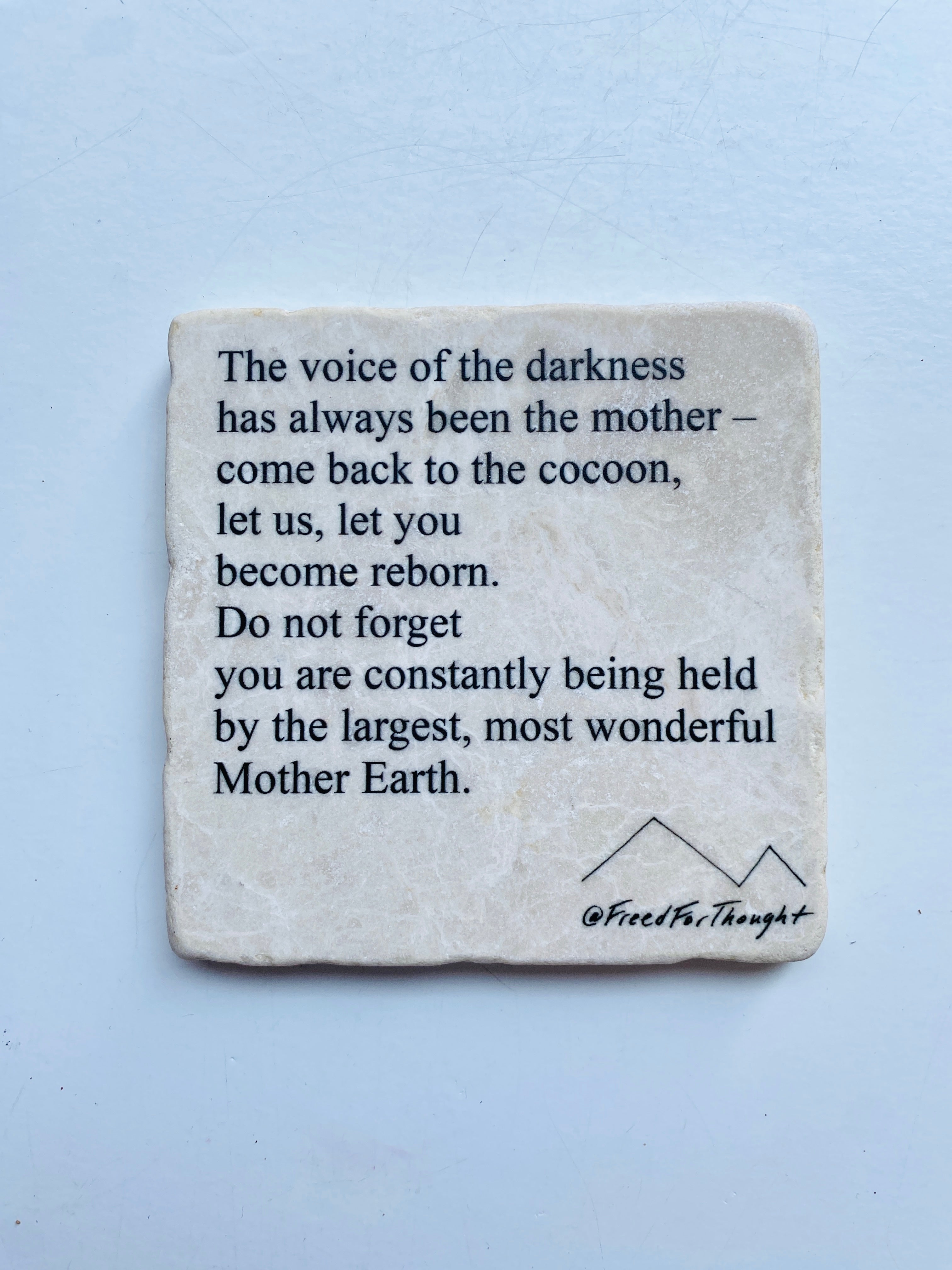 Maya Joy - Marble Poem Coasters